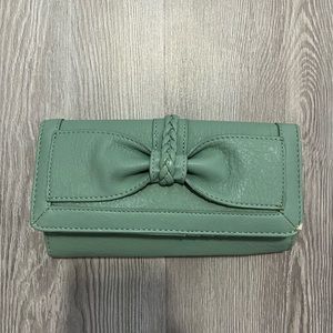 NWT diffusion light turquoise wallet